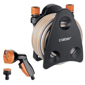 Claber Mini-set Balcony, Portamanguera equipado instalable en pared con manguera - Imagen 1 de 3