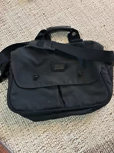 Vintage Andiamo Black cloth messenger bag - Picture 1 of 7
