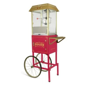 Nostalgia Popcorn Macchine 10 Oz Base Staccabile Indicatore Luce Accensione Rosso - Foto 1 di 8