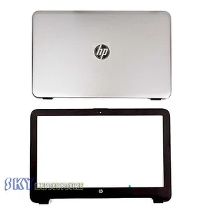 NUEVO HP Notebook 15AY Serie 15-AY Cubierta Trasera LCD Plateada 854987-001 + Bisel Frontal - Imagen 1 de 1