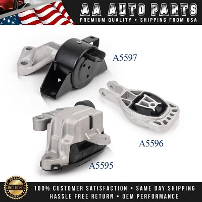 Montaje de motor y transmisión 3 piezas para Chevrolet Sonic 2013-2016 1,8 L automático Foto 1 de 4