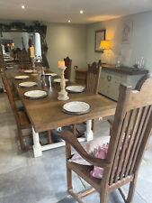 Extendable Dining Table Seats 6-14, 2-3m Long 1m Wide