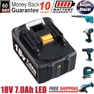 For Makita 18V Battery 7.0Ah Li-Ion LXT Cordless Tool BL1860B BL1850B BL1830B - Picture 1 of 9