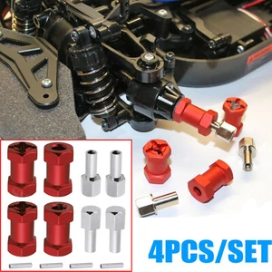 Adaptador de extensión de buje hexagonal de rueda de 12 mm de metal para radiocontrol 1/10 AXIAL SCX10 D90 - Imagen 1 de 9