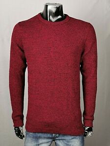 Selected Homme HERREN STRICK PULLOVER RIPP SWEATER PULLI L HOODIE JEANS WINTER