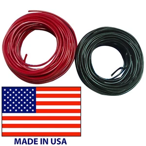 20 Gauge Primary AWG Wire 25' FT Each Red & Black Stranded Copper - Made In USA - Picture 1 of 5