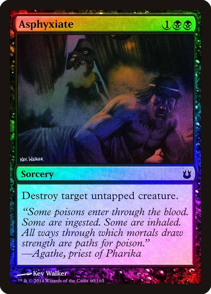 Asphyxiate FOIL Born of the Gods NM Black Common MAGIC GATHERING CARD ABUGames - Image 1 of 1