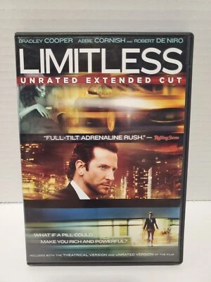 Limitless (DVD, 2011) Widescreen Action, Thriller, Bradley Cooper, Abbie Cornish - Image 1 of 4