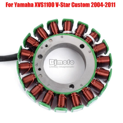 Stator Coil For Yamaha XVS1100 VStar 1100 Midnight Custom 2005-2009 Custom 04-11 - Image 1 of 4