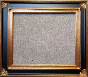 Marco de imagen de madera adornado dorado y negro de 4,75" de ancho 278BPG - Imagen 1 de 2