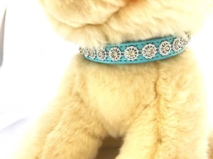 Blue Gem Collar - Bark Avenue Bling - Picture 1 of 6