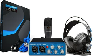 PreSonus Audiobox USB96 Studio USB Audio Interface with Mic & Headphones USB 96 - Picture 1 of 5