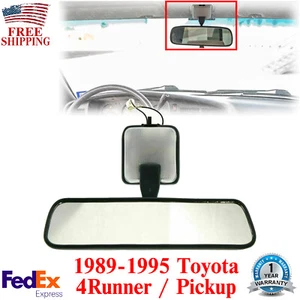Inside Rear View Mirror with Light For 1989-1995 Toyota 4Runner / Pickup - Picture 1 of 7