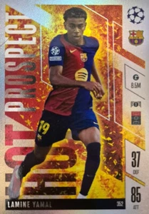 Match Attax Champions League 2024-25 Extra 352 Hot Prospect Lamine Yamal - Foto 1 di 1