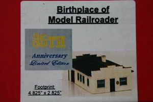 BIRTHPLACE OF MODEL RAILROADER Limited Edition 85th Anniversary HO Building Kit - Picture 1 of 4
