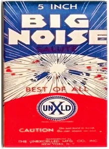 Vintage Big Noise Firecracker Label MAGNET for Fridge 1YR Warranty! - Picture 1 of 2