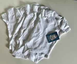NEW Gerber Baby Onesies 5-Pack Premium Cotton Short Sleeve Bodysuits 0-3 Months - Picture 1 of 8