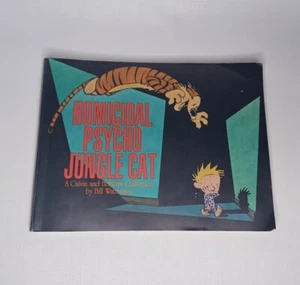Calvin und Hobbes Homicidal Psycho Jungle Cat 1994 Taschenbuch - Bild 1 von 6