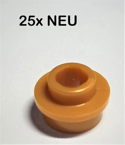 25x NUEVO LEGO® 85861 Rundstein, placa redonda 1x1 con perno abierto, oro perla #22 - Imagen 1 de 1