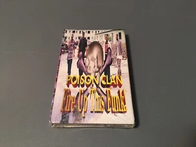 POISON CLAN FIRE UP THIS FUNK FACTORY SEALED CASSETTE SINGLE C70 - Image 1 of 4