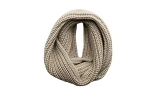 Women's Cream Waffle Knit Infinity Scarf NWT - Picture 1 of 3