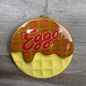 Christmas Decoupage Ornament 2023 Kellogg's L'eggo My Eggo Waffle Faux Food - Picture 1 of 7