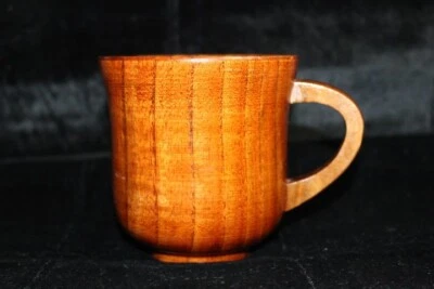 Taza de madera individual taza de madera café té jugo leche agua taza de madera Foto 1 de 4