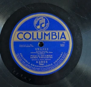The Happy Six / Columbia Dance Orchestra – Mystery / Swanee 78 RPM - Picture 1 of 2