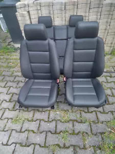 Fundas de asiento BMW e36 Cabrio normales vo+hi completas (BMW Montana negro P9SW) - Imagen 1 de 6