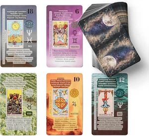 Tarot Cards for Beginners, Learning Tarot with Meanings on Them, Keywords, Rever - Picture 1 of 10