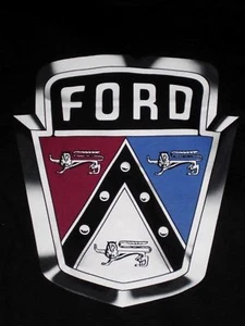 Ford V8 Flathead 1949 50 51 XXL T shirt black hood emblem Flat Head XXL 2XL - Picture 1 of 1