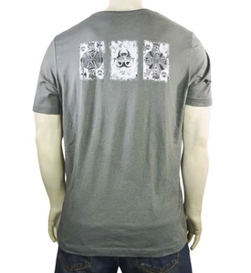 BLACK RAIN ORDNANCE - Playing Cards Logo Premium Unisex T-Shirt Grey(Large) - Picture 1 of 5