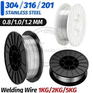Alambre de soldadura Mig de acero inoxidable 201/304/316L diámetro 0,8 mm 1,0 mm 1,2 mm 1 kg 2 kg 5 kg - Imagen 1 de 9