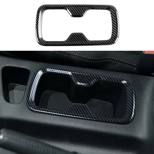 High Quality Front Water Cup Holder Decorative Stickers Trim ABS Plastic - Picture 1 of 7