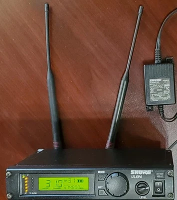 Shure ULXP4 Wireless Mic Diversity Receiver J1 band 554-590 MHz complete - Image 1 of 2