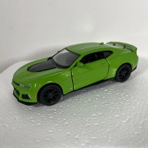 KINSMART 1/38 SCALE 2017 GREEN CAMARO ZL1 - Picture 1 of 10