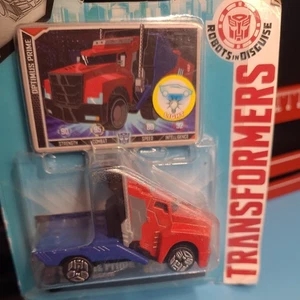 Diecast  Hasbro Transformers Robots in Disguise Optimus Prime Light Up Racer - Picture 1 of 5