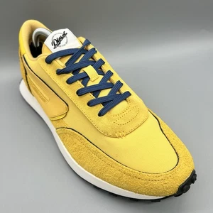 Diesel S-Racer LC Yellow Mens Uk 8.5 Trainers Shoes Sneakers Terraces Casuals - Picture 1 of 8