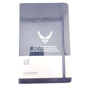 Cuaderno Moleskine US AIR FORRADO Salud Edición Personalizada 3.5x8.5 Azul Marino - Imagen 1 de 3
