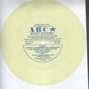 Abc Beauty Stab 7" Vinyl UK 1983 Promo Nur Sampler Gelbe Flexi Disc MADDOX1 - Bild 1 von 1