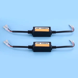2Pc Car H1/H3 Headlight Decoder Canbus Anti Flicker Resistor Error Free Canceler - Picture 1 of 7