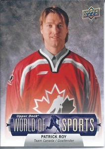 2011 UD World Of Sports Patrick Roy Montreal Canadiens Colorado Avalanche NHL SP - Bild 1 von 1