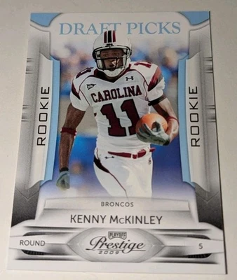 2009 Playoff Prestige Draft Picks Light Blue # 162 Kenny McKinley RC #D /999 - Image 1 of 2