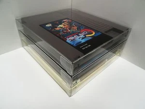 10 NES Cartridge Protectors New Crystal Clear Cases Sleeves Nintendo Carts Box - Picture 1 of 5