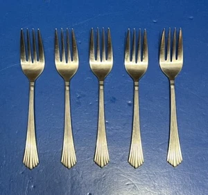 5 Retroneu Hermes Salad Forks 18-8 Stainless Steel Korea - Picture 1 of 2