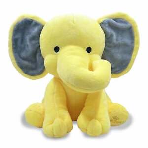 KINREX Yellow Elephant Stuffed Animal Plush Elephant Toy - Plush Toy  9" / 23 cm