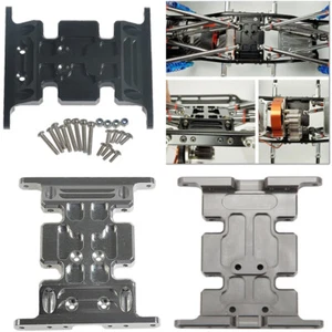 CNC Transmission Center Skid Plate for Axial SCX10 1/10 RC Crawler Accessory - Picture 1 of 23