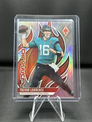 Trevor Lawrence 2023 Panini Phoenix Flame Throwers FLA-22 Silver Holo Insert JAX - Image 1 of 2