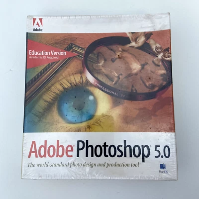 Adobe Photoshop 5.0 EDUCATION VERSION Academic ID Required - Image 1 of 4