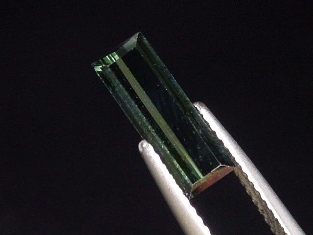 Indigolit Turmalin / Indigolite Tourmaline 1,30 Ct. Baguette Brasilien (4287m) - Bild 1 von 1